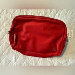 NWT Lululemon Everywhere Belt Bag University Crimson Red w/Red Logo Rare